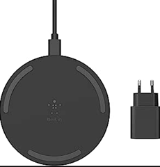 Belkin Boost Charge drahtloses Ladegerät, 15 W (Qi-zertifiziertes drahtloses Ladegerät) für 21,99€ (VG: 29,32€)