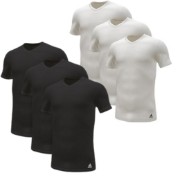 3er Pack adidas Core Cotton T-Shirts in Schwarz oder Weiß (Gr.: S – XXL) für 29,99€ (VG: 39,95€)