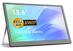Lepow Portable Monitor, 15.6 Zoll 1920×1080 Full HD Monitor für 105,99€