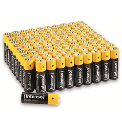 100er Pack der Intenso Energy Ultra AA und AAA zu reduzierten Preisen, so z. B.: 100er Pack Intenso Energy Ultra AA LR6 (7501920MP) für 15€ (Vergleich: 23,44€)