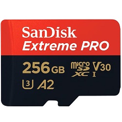 256GB SanDisk Extreme Pro microSDXC UHS-I-Speicherkarte für 28,90€ (Vergleich: 32,99€)
