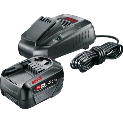 Bosch Home & Garden Starter-Set 18V (4,0 Ah Akku + Ladegerät) für 60,35€ (VG: 69,99€)