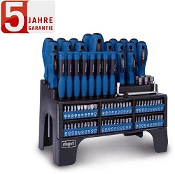 100-teiliges Scheppach Schraubendreher inklusive Bits für 19,99€ (Vergleich: 27,90€)