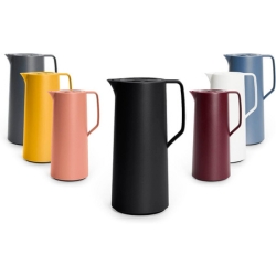 Emsa Motiva Isolierkanne (1 Liter, Quick-Press-Verschluss, 12h heiß, 24h kalt) in Schwarz oder Terrakotta für 15,99€ (VG: 17,99€)