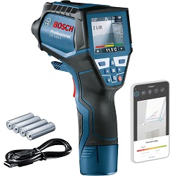 Bosch Professional Infrarot-Thermometer GIS 1000 C mit App-Funktion für 269,99€ (Vergleich: 318,29€)