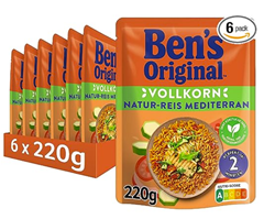 Ben’s Original Express-Reis Naturreis Mediterran, 6 Packungen (6 x 220g) für 8,63€