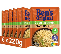 Ben’s Original Express Reis Naturreis, 6 Packungen (6 x 220g) für 8,63€