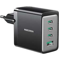 Rocoren GaN USB-C Ladegerät Dual 67 Watt für 19,94€