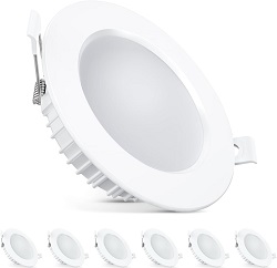 6er Pack ZOVERR LED-Einbaustrahler (5 Watt, 6.000K, Wasserdicht IP44) für 12,79€
