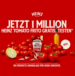 Heinz Tomato Frito Original Dank Erstattung kostenlos testen
