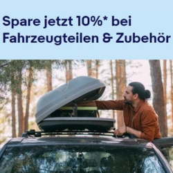 eBay: 10% Rabatt auf ausgewählte Fahrzeugteile und Zubehör