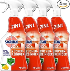 4 x 750ml Sagrotan Küchen-Allzweck-Reiniger Spritzige Zitrone für 8,92€