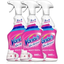 3 x 660ml Vanish Multi Textilreiniger für Teppiche, Sofas, Vorhänge und Autositze für 10,71€ (VG: 15,75€)