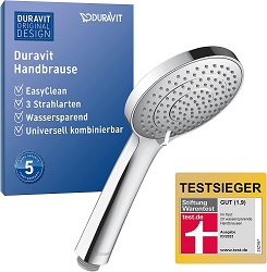 Duravit Universal Duschkopf mit drei Strahlarten für 14,66€ (Vergleich: 23,77€)