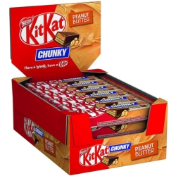 24er Pack KITKAT CHUNKY Peanut Butter Schokoriegel für 10,39€ (VG: 14,89€)
