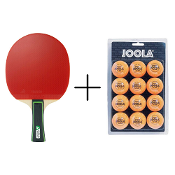 JOOLA Match Lite Tischtennisschläger mit 12 Tischtennisbällen für 16,99€ (Vergleich: 29,76€)
