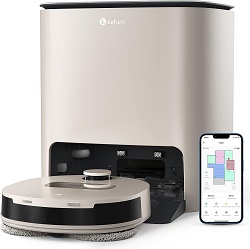LEFANT Wischroboter T1 mit Selbstreinigung (180 Minuten, 5 Liter Wassertank, Lasernavigation) für 747,99€