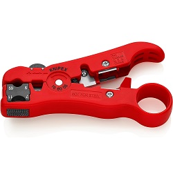125mm Knipex Abisolierwerkzeug für Koaxial- und Datenkabel (16 60 06 SB) für 11,99€ (Vergleich: 15,33€)