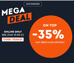 SportScheck: 35% ontop auf über 5.000 Artikel