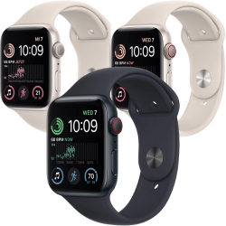 Apple Watch SE (2022) 44 mm mit oder ohne LTE in diversen Farben ab 269€ zu Bestpreisen