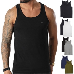 2er Pack Diesel Johnnie-Tube Unterhemden / Tanktops Gr.: S – 2XL) für 24,99€ (VG: 29,82€)