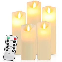 30% Rabatt auf die Randaco LED-Kerzen Sets mit realistisch flackernden LED-Flammen, Fernbedienung und Timer-Funktion