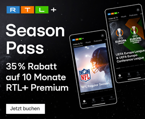 10 Monate RTL+ Premium Season Pass (Euro League) für 44,99€ anstatt 69,90€