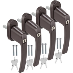 4er Pack Eulenke abschließbare Sicherheitsfenstergriffe inkl. 8 Schlüsseln für 16,09€ oder 8 Stück für 23,09€