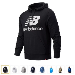New Balance Hoodie Essentials Stacked Logo für 29,99€ (VG: 37,90€)