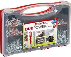 fischer RED-BOX DUOPOWER + Schrauben, Sortimentbox, 280-teilig mit Schrauben & DUOPOWER Dübeln für 21,79€ (VG: 30,44€)