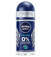 3 x Nivea Men Fresh Ocean Deo Roll-On, 50 ml für 4,40€(= 1,46€ pro Roll-On)
