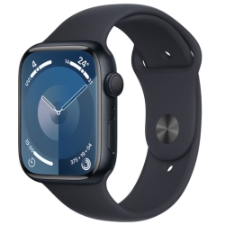 Apple Watch Series 9 (GPS, 45mm, Aluminium, Mitternacht) 449€ (VG: 473,97€)