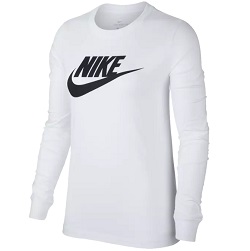 Nike Damen Langarm Shirt Sportswear Essential Icon FTR für 14,99€ (Vergleich: ab 17,39€)