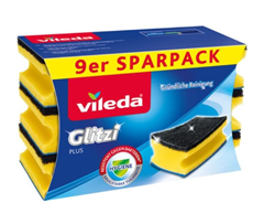 [Prime Spar Abo] Vileda Glitzi Plus Topfreiniger 9er Pack für 2,64€ (Vergleich: 5,99€)