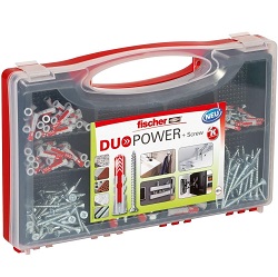280-teilige Fischer Red-Box DuoPower Dübel- und Schraubenbox für 21,79€ (Vergleich: 30,44€)