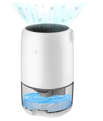 Randaco Luftentfeuchter 1100 ml, Raumentfeuchter 40 W, 7 Farben Nachtlicht, Abdeckung bis zu15 ? für 29,39€