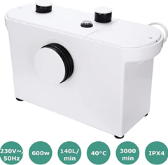 Cecaylie Hebeanlage 600W | 140L/min Fäkalienpumpe | Schmutzwasserpumpe für 83,29€