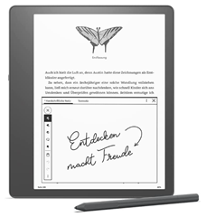 Kindle Scribe (16 GB) mit Paperwhite-Bildschirm (10,2 Zoll, 300 ppi) und Standard-Eingabestift für 299,99€ (Vergleich: 369,99€)