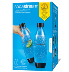 SodaStream Duopack PET-Flasche Fuse schwarz (2 x 1 L) für 9,99€ (Vergleich: 13,90€)