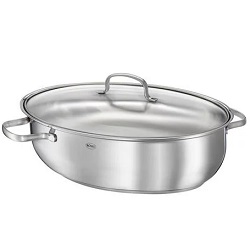 8 Liter Rösle Elegance Edelstahl Bräter mit Glasdeckel für 45,94€ (Vergleich: 69,24€)