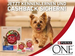 Purina One Mini Hundenahrung Dank Erstattung kostenlos testen
