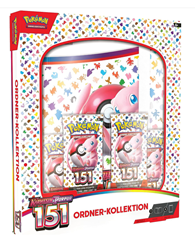 Pokémon-Sammelkartenspiel: Ordner-Kollektion Karmesin & Purpur – 151 (Ordner mit 360 Kartenfächern & 4 Boosterpacks) für 29,99€ (Vergleich: 35,99€)