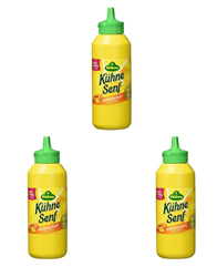 [Amazon Prime] 3er Pack Kühne Senf (mittelscharf, je 250 ml) für 3,87€ (Vergleich: 5,07€)