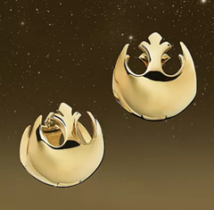 Fossil Star Wars Resistance Creolen-Ohrringe Edelstahl goldfarben für 45€ (Vergleich: 58,20€)