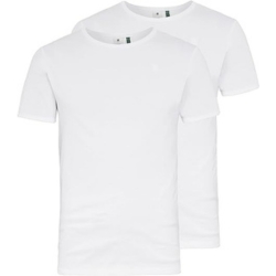 2er Pack G-STAR RAW Herren Basic T-Shirts, Weiß (Gr.: XS – XXL) für 20,94€ (VG: 28,98€)