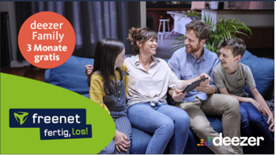 [Top] 3 Monate deezer Family gratis testen (monatlich kündbar, danach 14,99€/Monat)