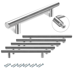 10er Pack Eulenke Schrankgriffe Edelstahl ab 9,99€