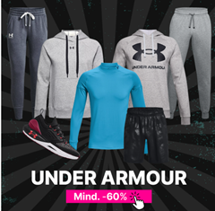 Geomix: mind. 60% Rabatt auf Under Amour Artikel