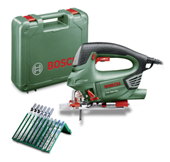 Bosch Stichsäge PST 900 PEL + Sägeblatt-Set 10-tlg. für 74,33€ (Vergleich: 94,35€)