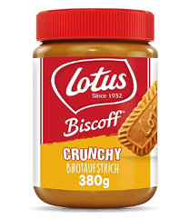 [Prime Spar Abo] Lotus Biscoff Brotaufstrich Crunchy (Vegan, 380g) für 2,84€ (Vergleich: 3,59€)